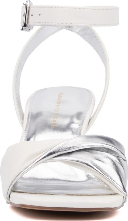 Fashion To Figure Women's Shila Heel Sandal - Wide Width - Image 11