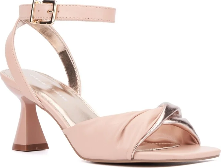 Fashion To Figure Women's Shila Heel Sandal - Wide Width
