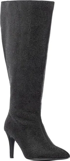Fashion To Figure Women's Stevie Gem Knee High Boot - Wide Width - , PINK