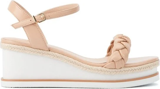 Fashion To Figure Women's Veronica Wedge - Wide Width - , NUDE - Image 2