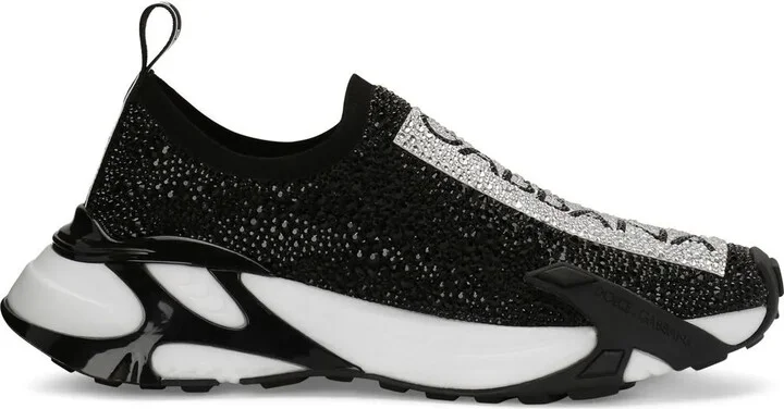 Fast rhinestone-embellished sneakers