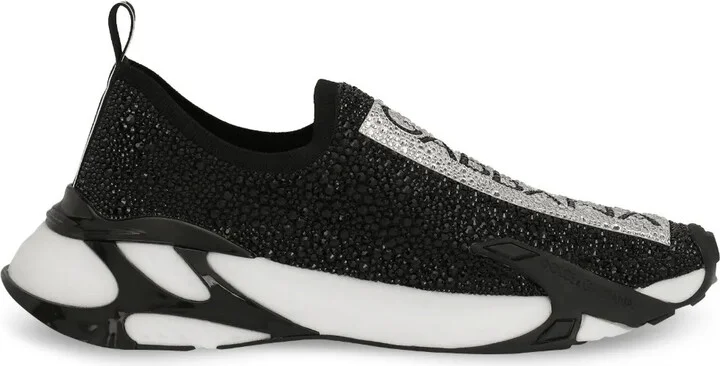 Fast rhinestone-embellished sneakers