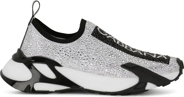 Fast rhinestone-embellished sneakers