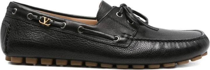 Fastaway leather lace-up boat shoes