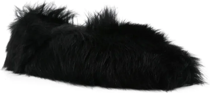 Faux-Fur Ballerina Shoes - Image 2