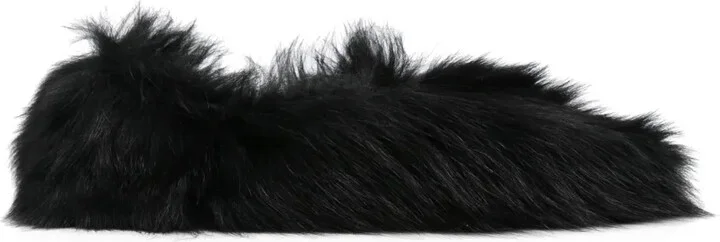 Faux-Fur Ballerina Shoes