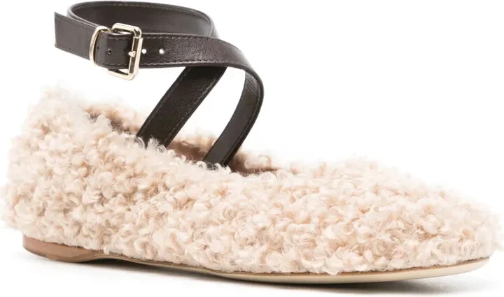 Faux-Fur Ballet Flats - Image 2