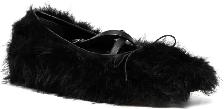 Faux-Fur Ballet Flats - Image 2