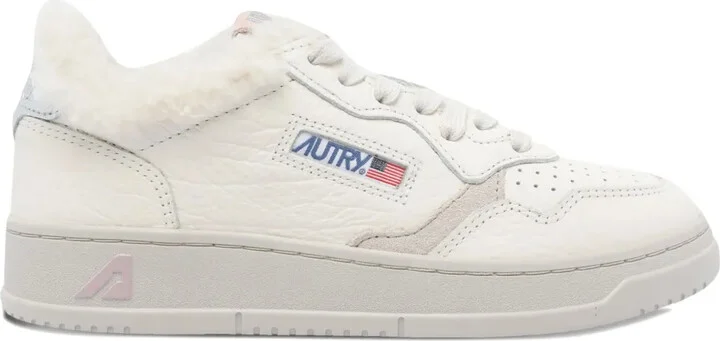 faux-fur Medalist sneakers