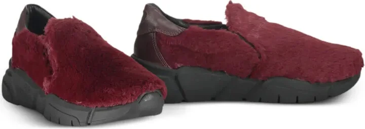 Faux-Fur Slip-On Sneakers - Image 2