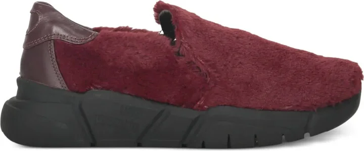 Faux-Fur Slip-On Sneakers