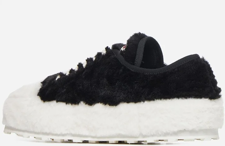 Faux Fur Sneakers - Image 3