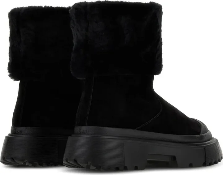 Faux-Fur Suede Boots - Image 3