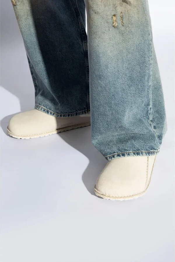 Faux-Fur Trim Slippers - Image 2