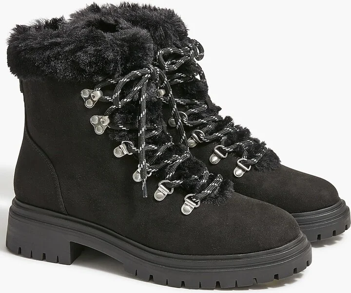 Faux-fur winter hiking boots - Image 2