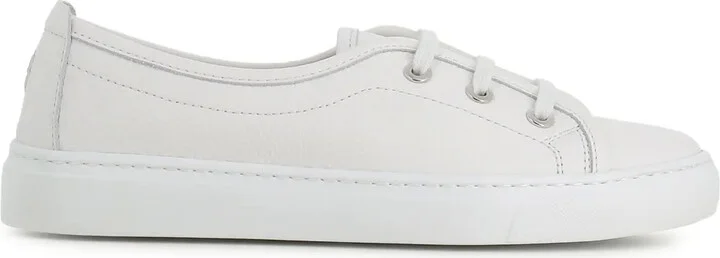 Faux Lace-Up Design Sneakers