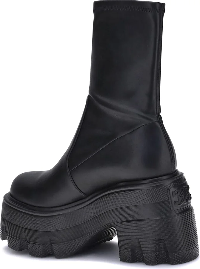 Faux Leather Ankle Boots - Image 3