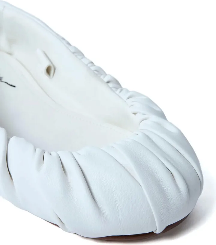 Faux-Leather Ballet Flats - Image 2