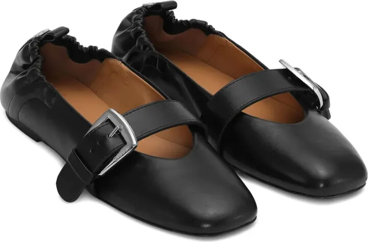 Faux-Leather Ballet Flats - Image 2