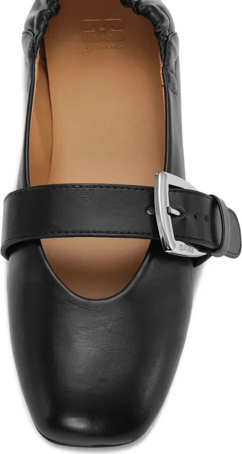 Faux-Leather Ballet Flats - Image 4