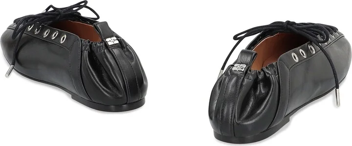 Faux Leather Ballet Flats - Image 4
