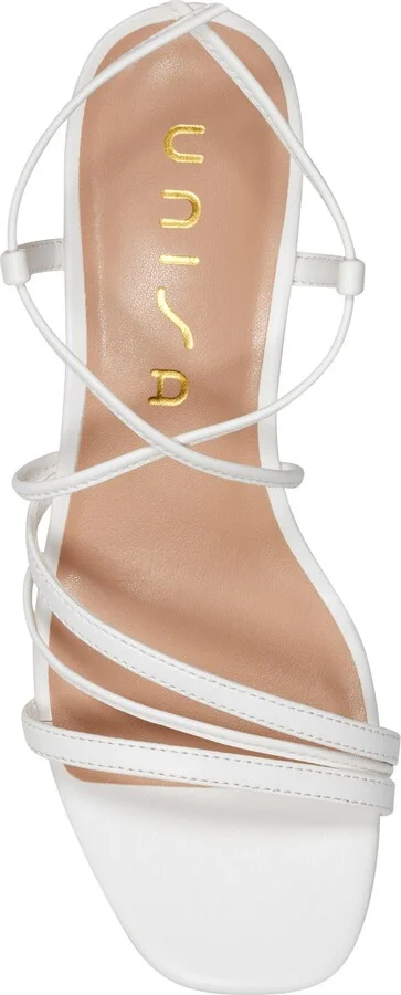 Faux Leather Block Heel Sandal - Image 4