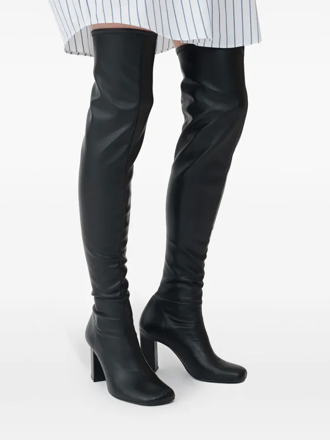 Faux-Leather Boots - Image 4