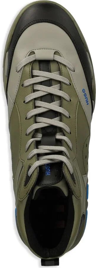 Faux-Leather Sneakers - Image 4