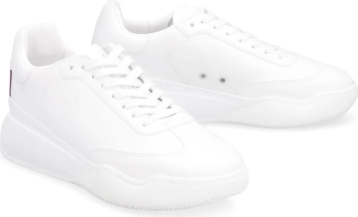 Faux Leather Sneakers - Image 3