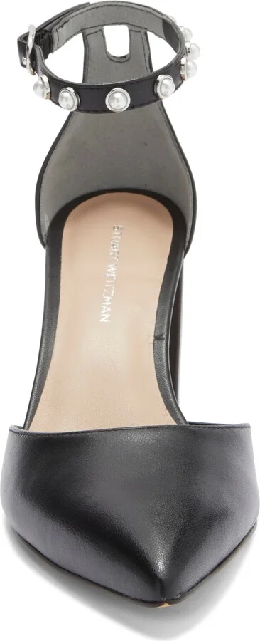 Faux Pearl Block Heel Pump - Image 3