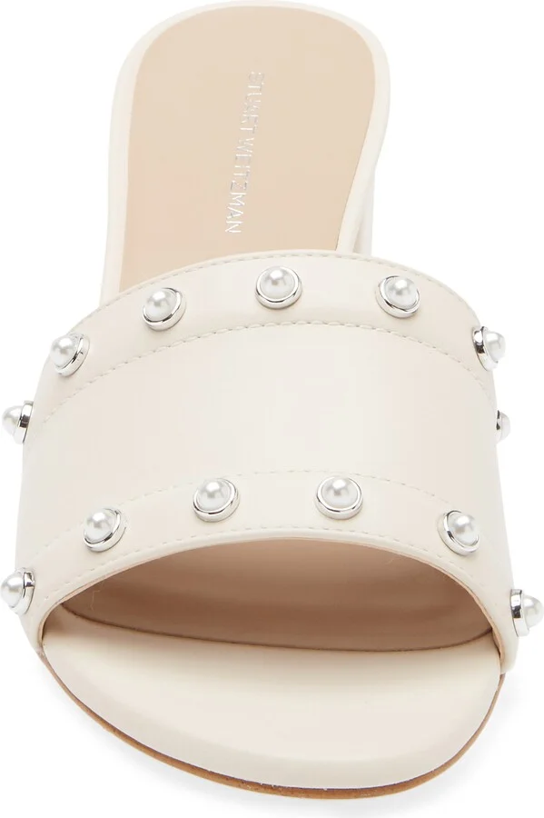 Faux Pearl Slide Sandal - Image 3
