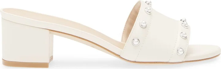 Faux Pearl Slide Sandal - Image 4