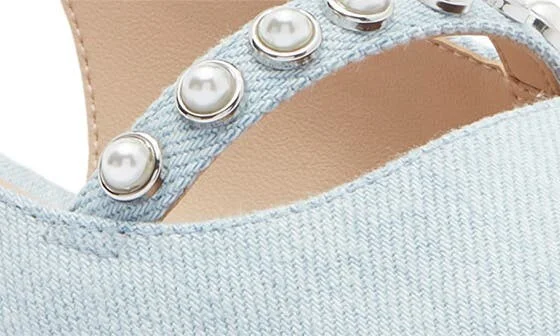 Faux Pearl Slingback Pump - Image 7
