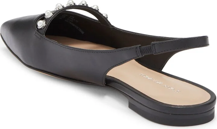 Faux Pearl Slingback Pump - Image 8