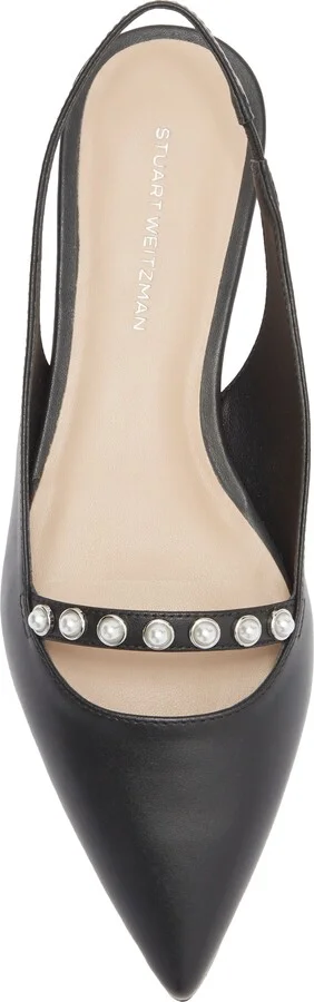 Faux Pearl Slingback Pump - Image 11