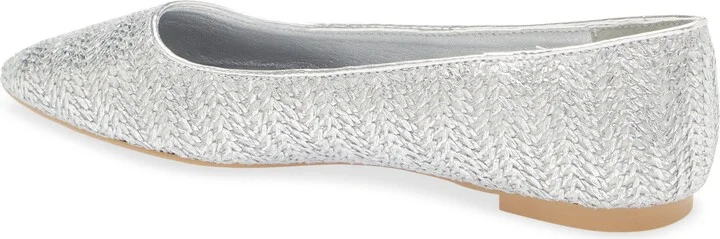 Faux Raffia Ballerina Flat - Image 2