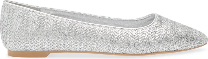 Faux Raffia Ballerina Flat - Image 4