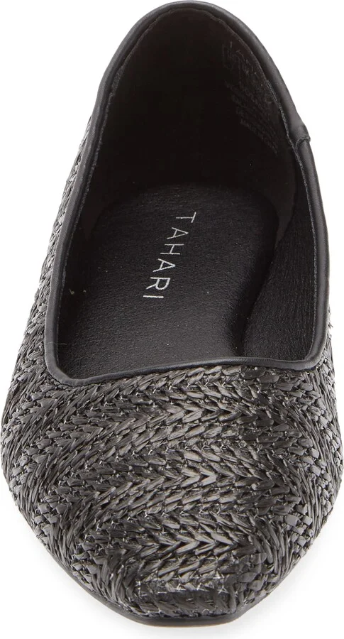 Faux Raffia Ballerina Flat - Image 9