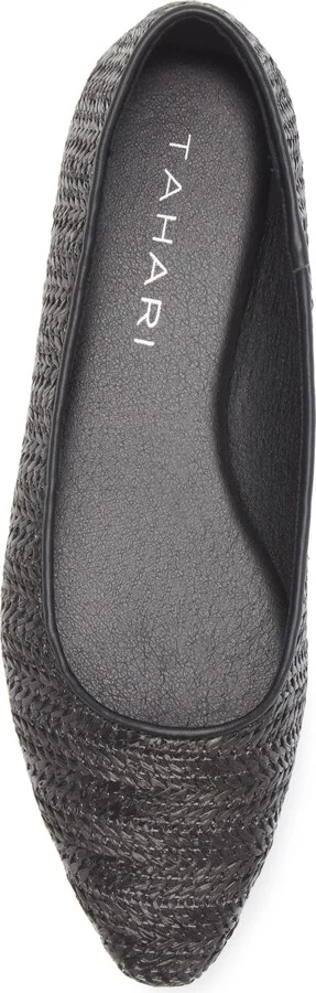 Faux Raffia Ballerina Flat - Image 11