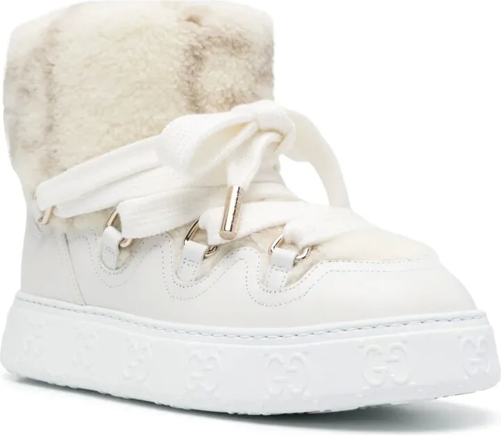 Faux-Shearling Ankle Boots - Image 2