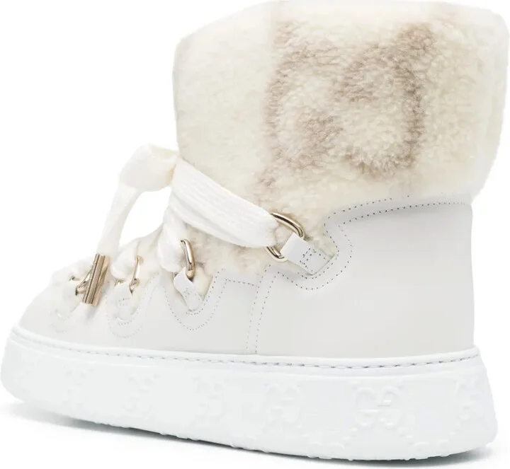 Faux-Shearling Ankle Boots - Image 3