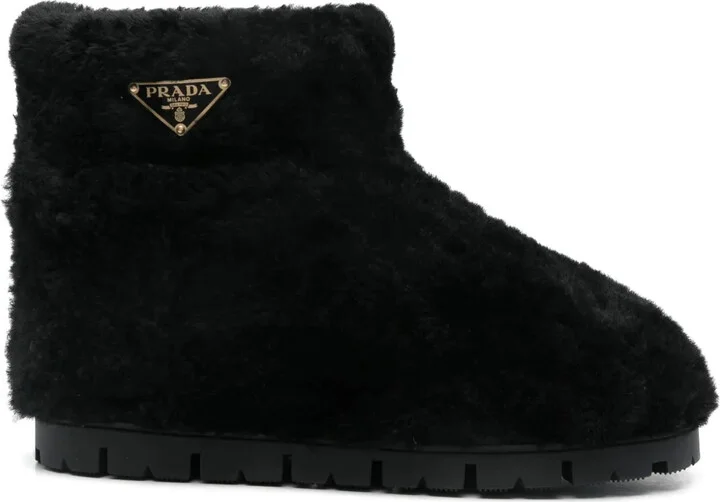 Faux-Shearling Boots