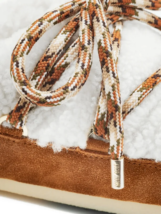 Faux-Shearling Lace-Up Mules - Image 4
