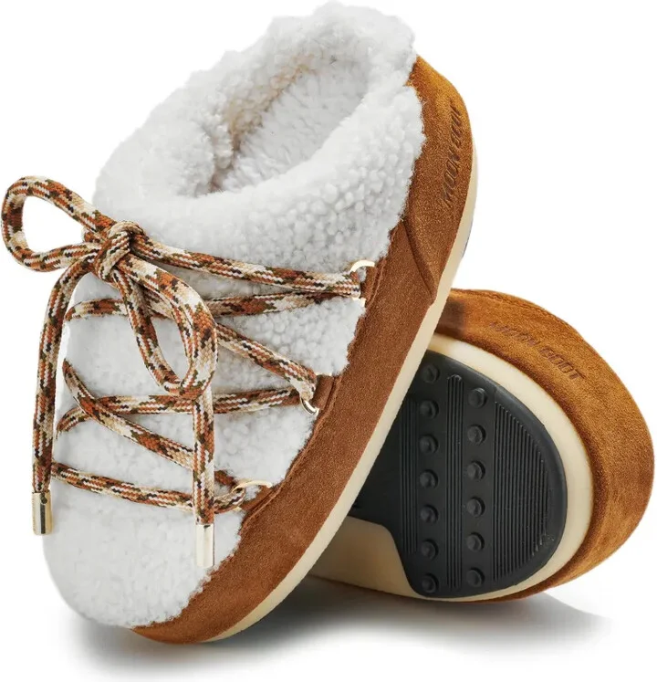 Faux-Shearling Lace-Up Mules - Image 5