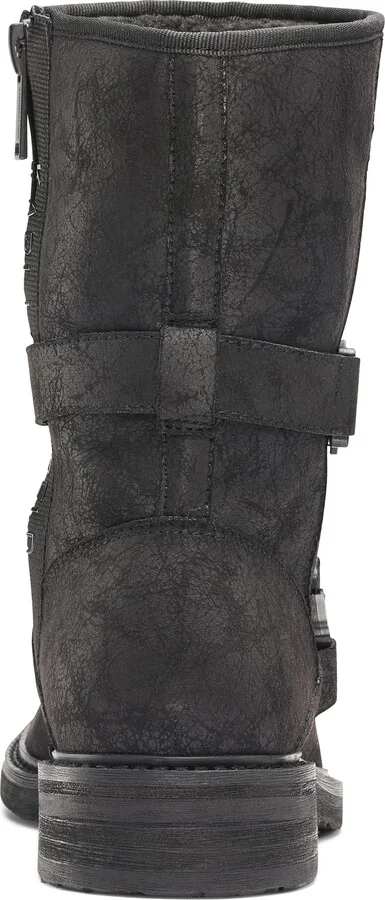 Faux Shearling Lined Double Buckle Boot - Image 2