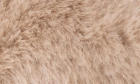 Faux Shearling Pointed Toe Slingback Flat - Image 5