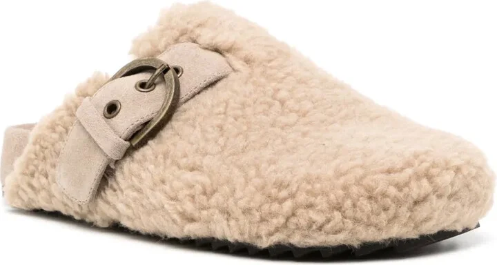 Faux-Shearling Slippers - Image 2