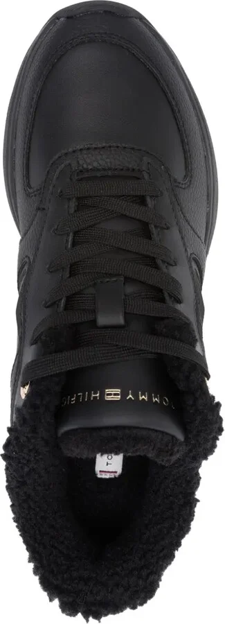 Faux Shearling-Trim Sneakers - Image 4