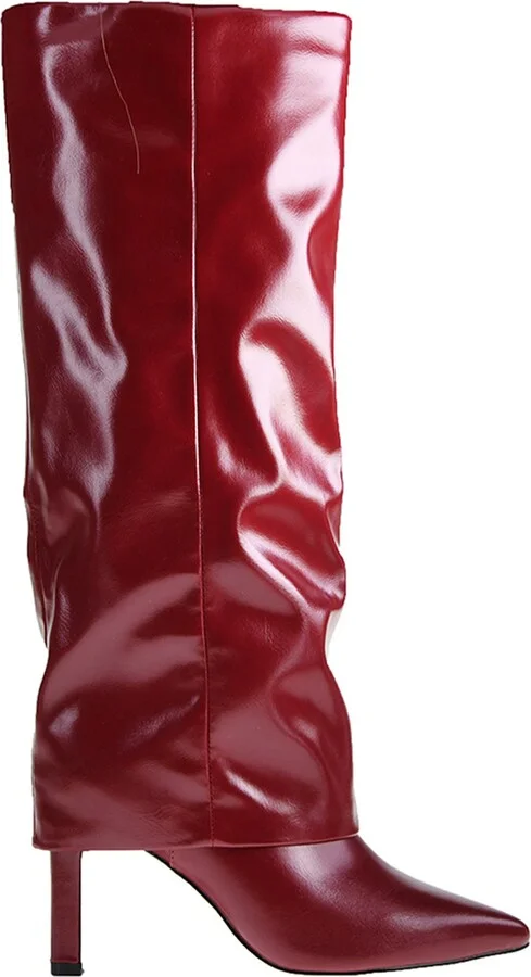 Fave Foldover Shaft Pointed Toe Knee High Boot - Image 3