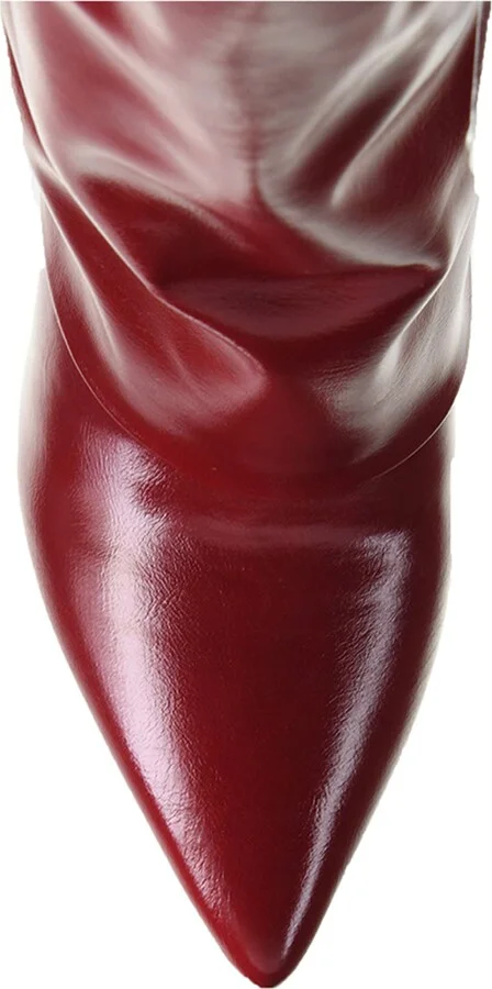 Fave Foldover Shaft Pointed Toe Knee High Boot - Image 4